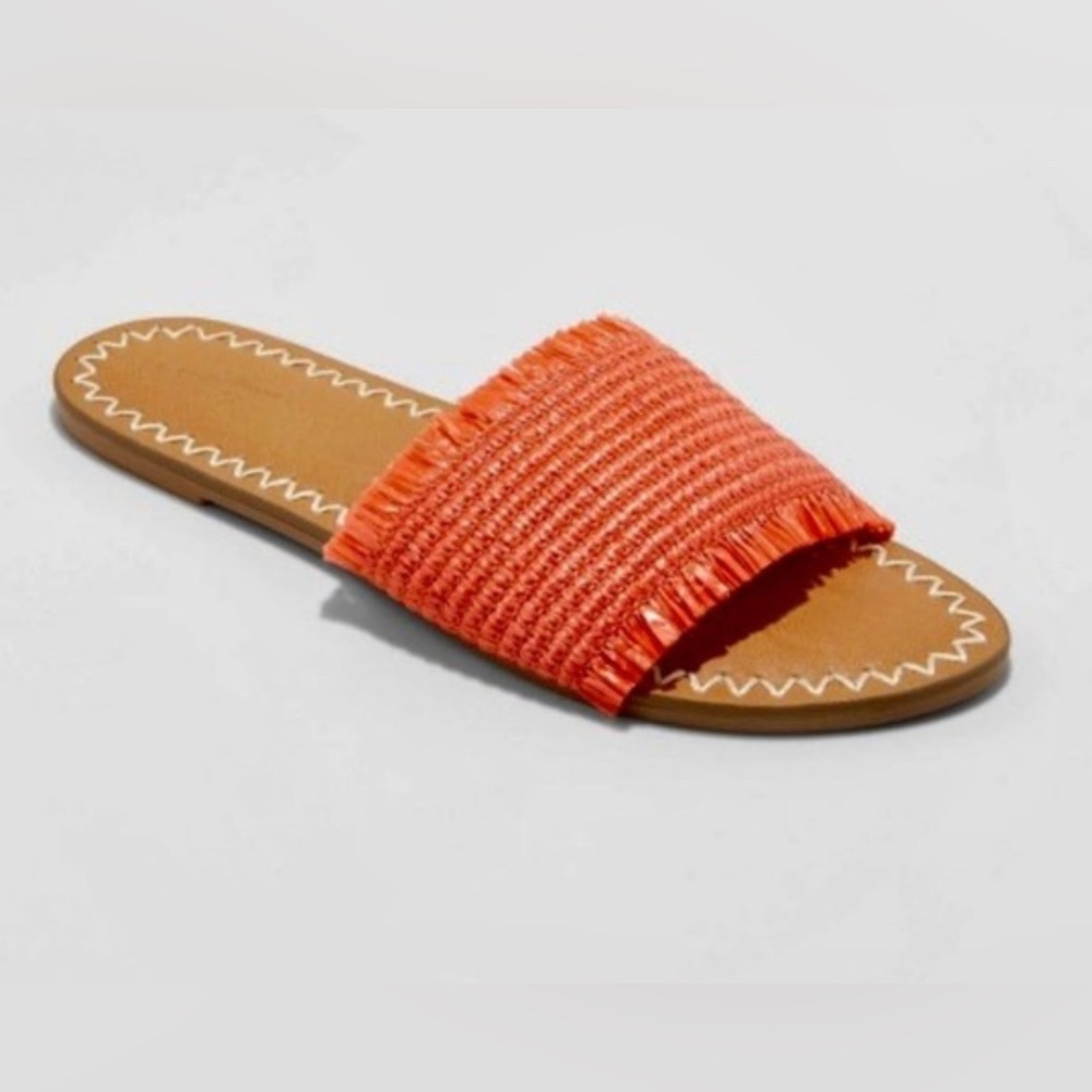 Universal Thread Luciana Slide Sandals Womens Size 7. NWT